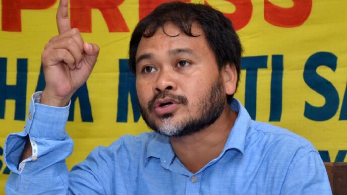 Akhil Gogoi begins indefinite hunger strike demanding CBI probe into Zubeen Garg’s death