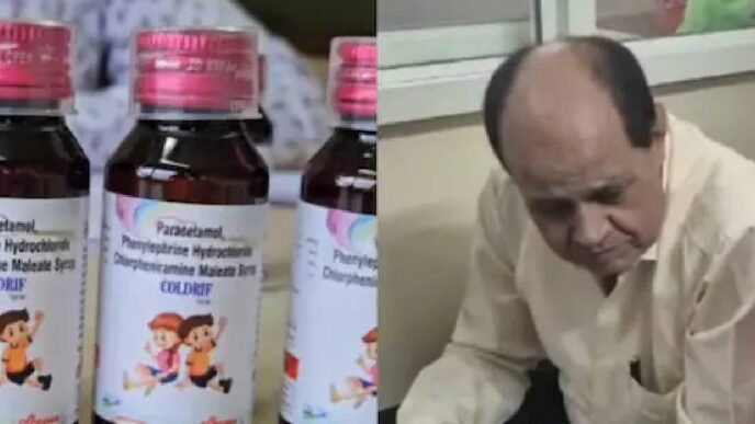 Doctor arrested after death of 10 children linked to toxic cough syrup in Madhya Pradesh