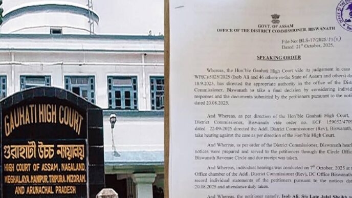 Gauhati High Court puts stay on Behali eviction, halt displacement of 433 families in Biswanath