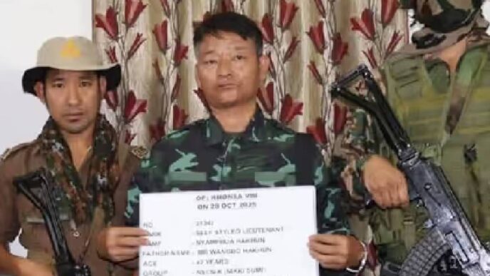 NSCN-K militant surrenders before Assam Rifles in Khonsa
