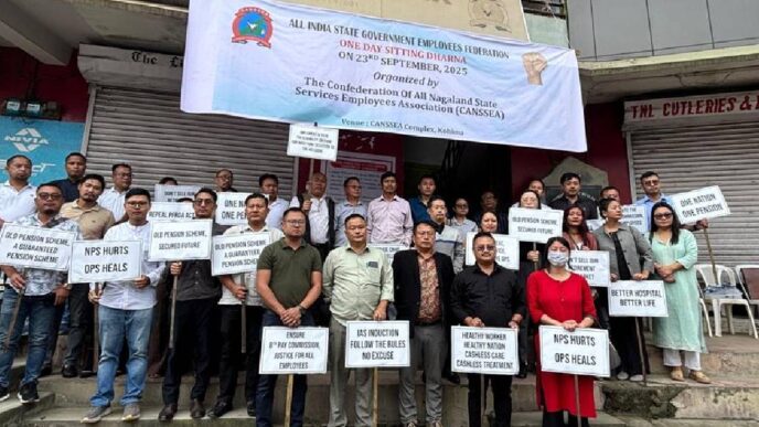Nagaland govt appeals to striking employees to end protest, says administration cannot remain paralysed