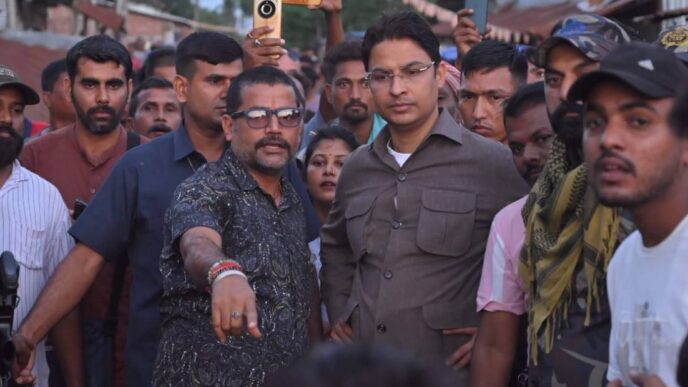 Darjeeling MP Raju Bista visits flood-hit areas, condemns assault on leaders