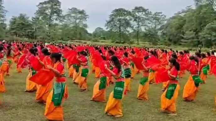 Assam sets sights on Bagurumba World Record, 300 dancers rehearse in Nagaon