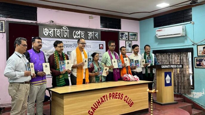 Two new Assamese poetry collections unveiled at Guwahati Press Club