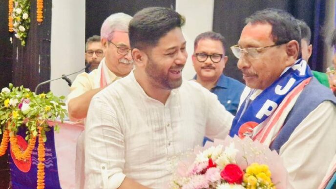 Rajen Gohain ditches BJP, joins AJP to 'safeguard Assam’s interests'