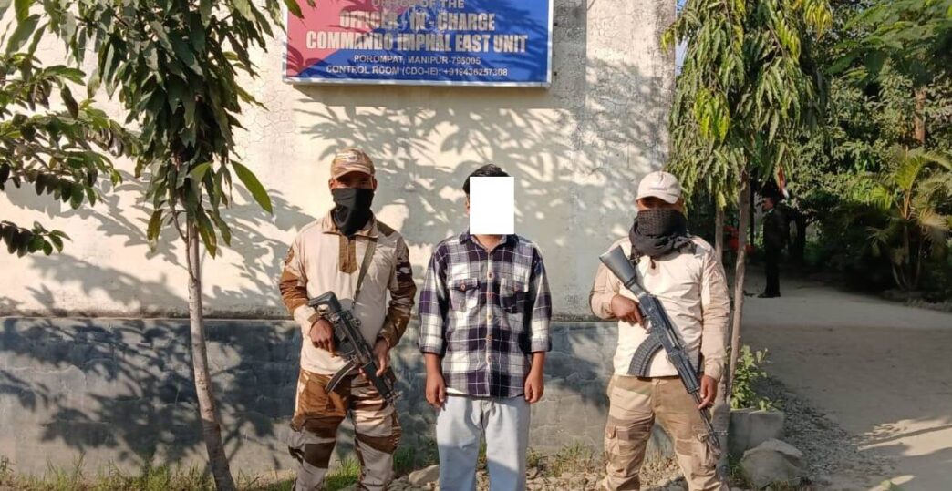 Manipur Police seize 40 kg explosive rocket, arrest KCP (PWG) cadre