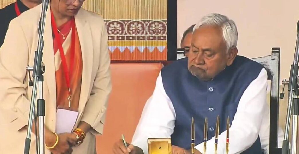 Nitish Kumar sworn in as Bihar Chief Minister for record 10th term