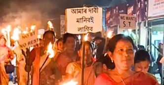 ST status demand turns Sivasagar streets into sea of protesters