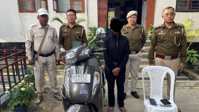Three militants, including a woman arrested in Manipur for extortion activities