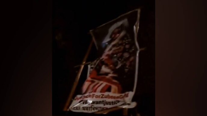 Zubeen Garg posters torn in Rangia: ABVP blamed, Police silent — What really happened?