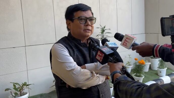 Debabrata Saikia criticises BJP on ST status, Congress protests alleged land scam in Dispur