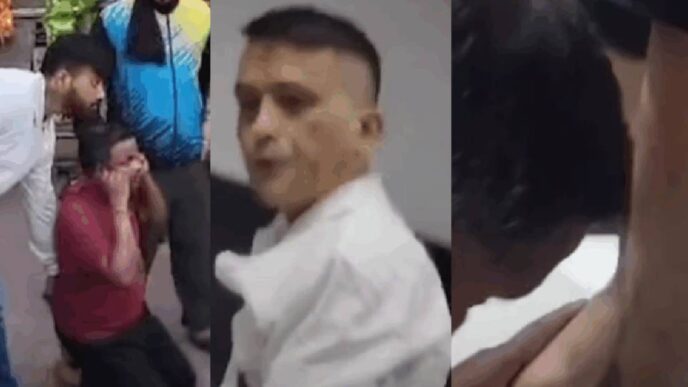 Jorhat officer arrested after video shows driver forced to lick his feet