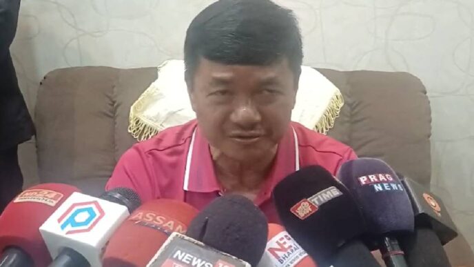 Karbi Anglong CEM says house torched after protesters mistook medical check-up for arrest