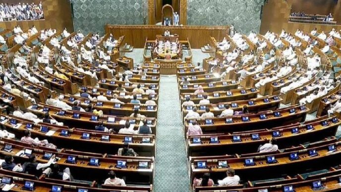 Slogans echo in Lok Sabha as opposition presses for debate on electoral roll revision