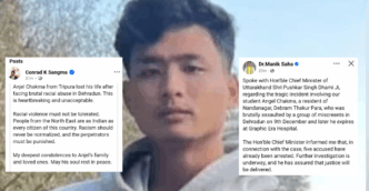 Tripura and Meghalaya Chief Ministers condemn death of Angel Chakma after Dehradun assault
