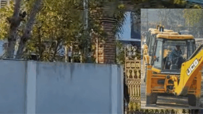 Karbi Anglong CEM Tuliram Ronghang’s house bulldozed after arson, tension continues