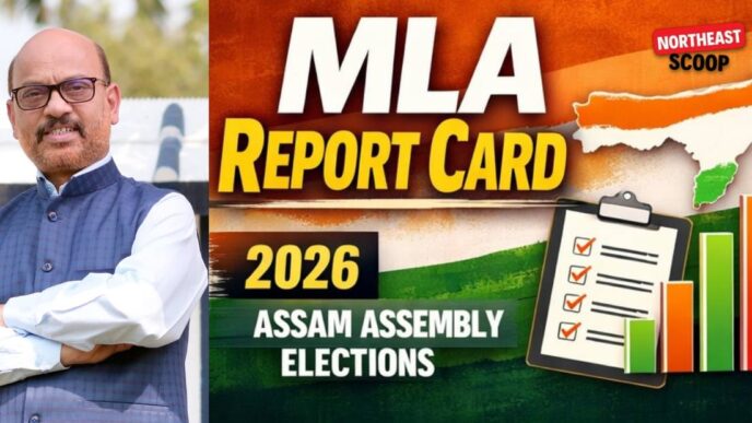 Jorhat MLA Hiten Goswami under fire: Absent leadership, factional BJP and a flyover that backfired