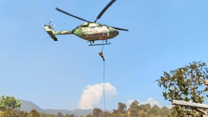 Security forces launch joint operation against anti-national elements in Kangpokpi