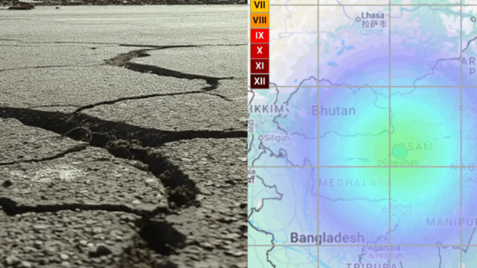 Strong earthquake of magnitude 5.1 jolts Assam; tremors felt in Meghalaya