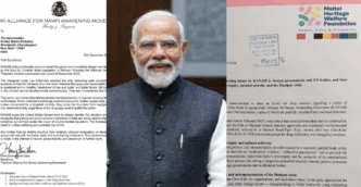 Meitei Heritage Society submits memorandum to PM Modi over letters sent abroad by Kuki group